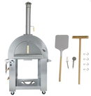 KoKoMo 32" Dual Gas Fuel or Wood Fired Pizza Oven, KO-PIZZAOVEN