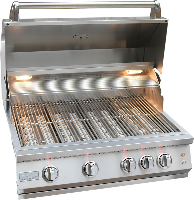 KoKoMo 32" Professional 4 Burner Built-In Gas Grill, KO-BAK4BG-PRO