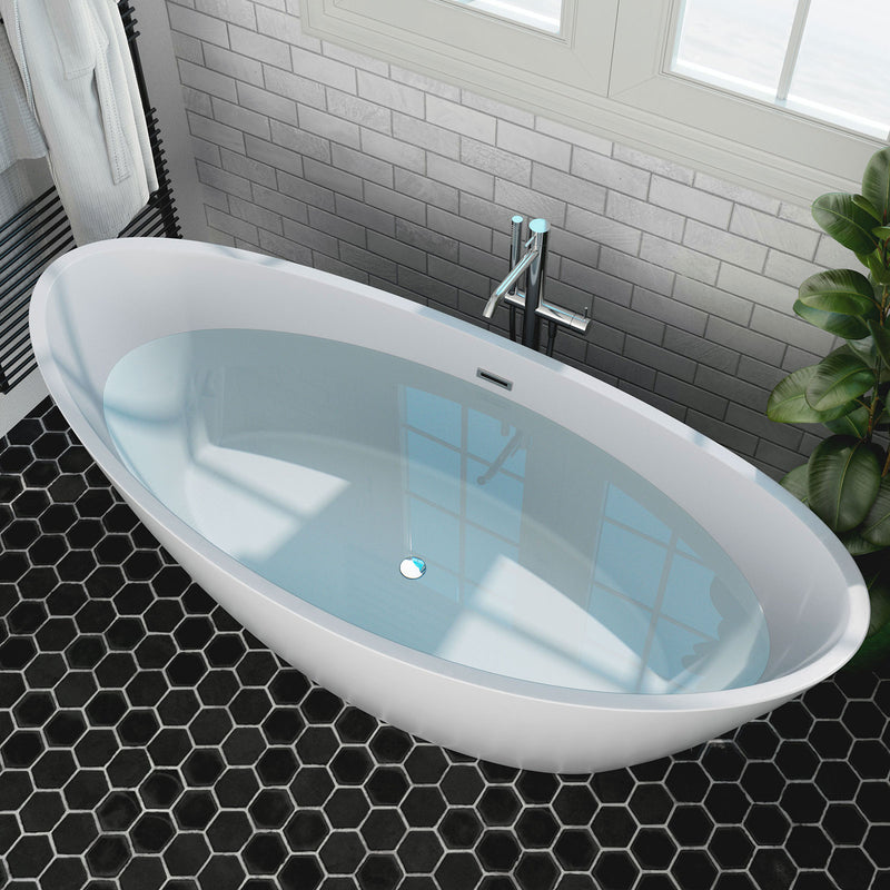 Empava 67" Freestanding Soaking Bathtub, EMPV-67FT1518