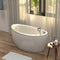 Empava 48" Freestanding Japanesse-Style Air Massage Bathtub with Reversible Drain, EMPV-48JT011