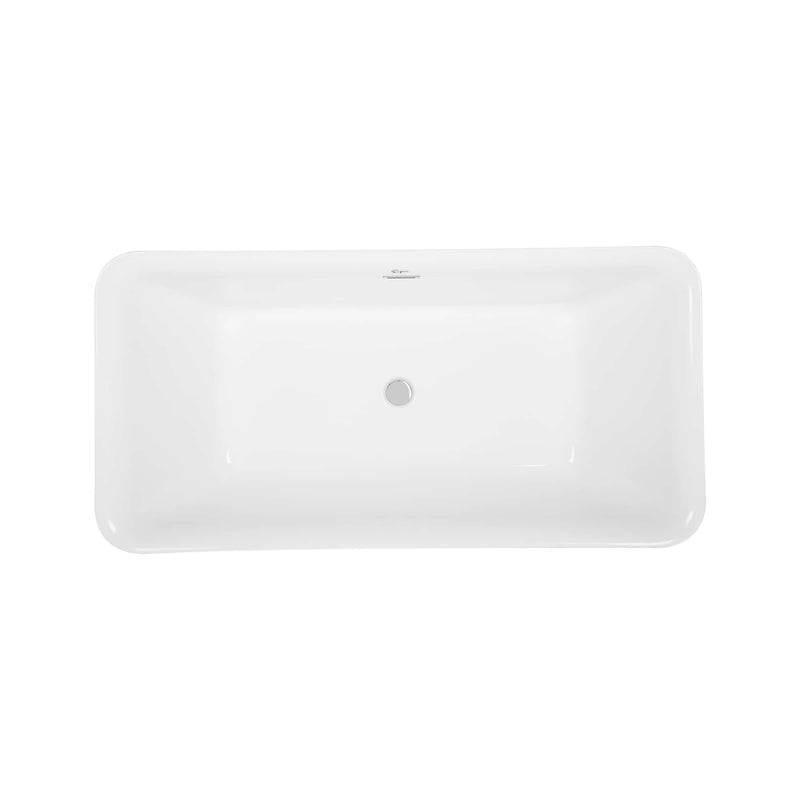 Empava 59" Freestanding Soaking Bathtub, EMPV-59FT1511