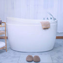 Empava 59" Freestanding Japanesse-Style Air Massage Bathtub, EMPV-59JT011