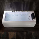 Empava 67" Whirlpool Rectangular Massage LED Bathtub, EMPV-67JT351LED